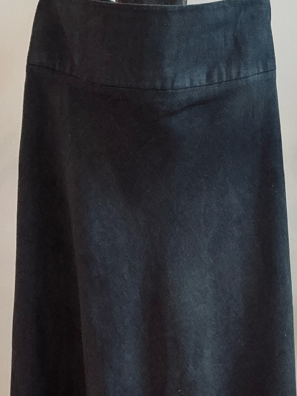 NIC+ZOE Grey Linen blend Midi Skirt